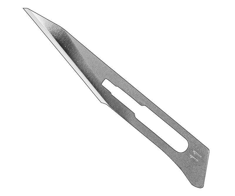 Scalpel blades, size 11, steril, 100 stk