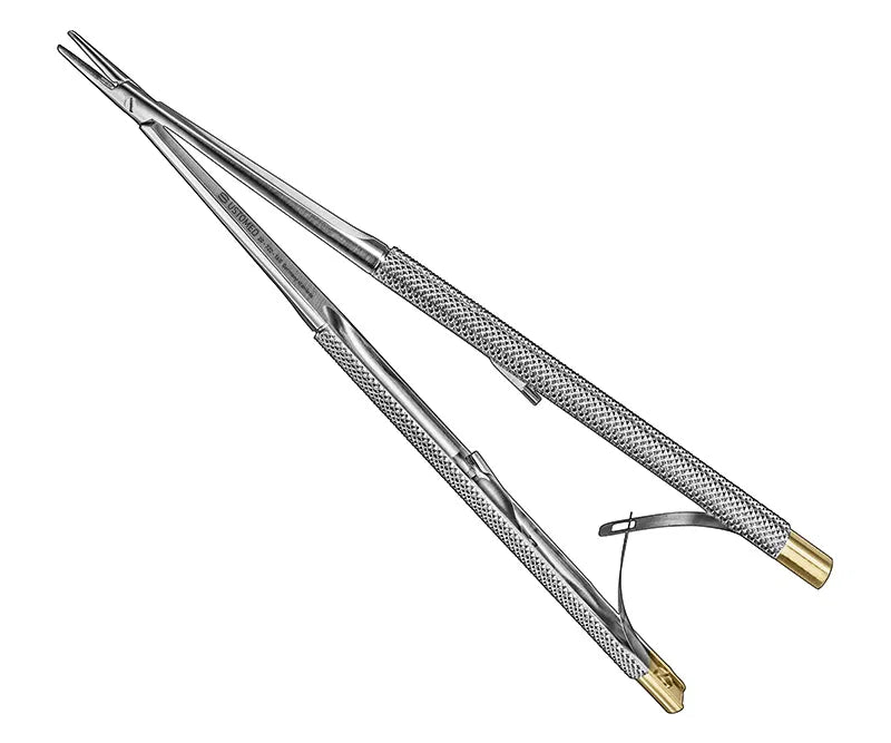 CASTROVIEJO, micro needle holder, 16cm, TC