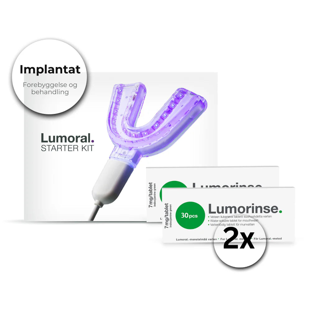 Før og efter implantat-behandling