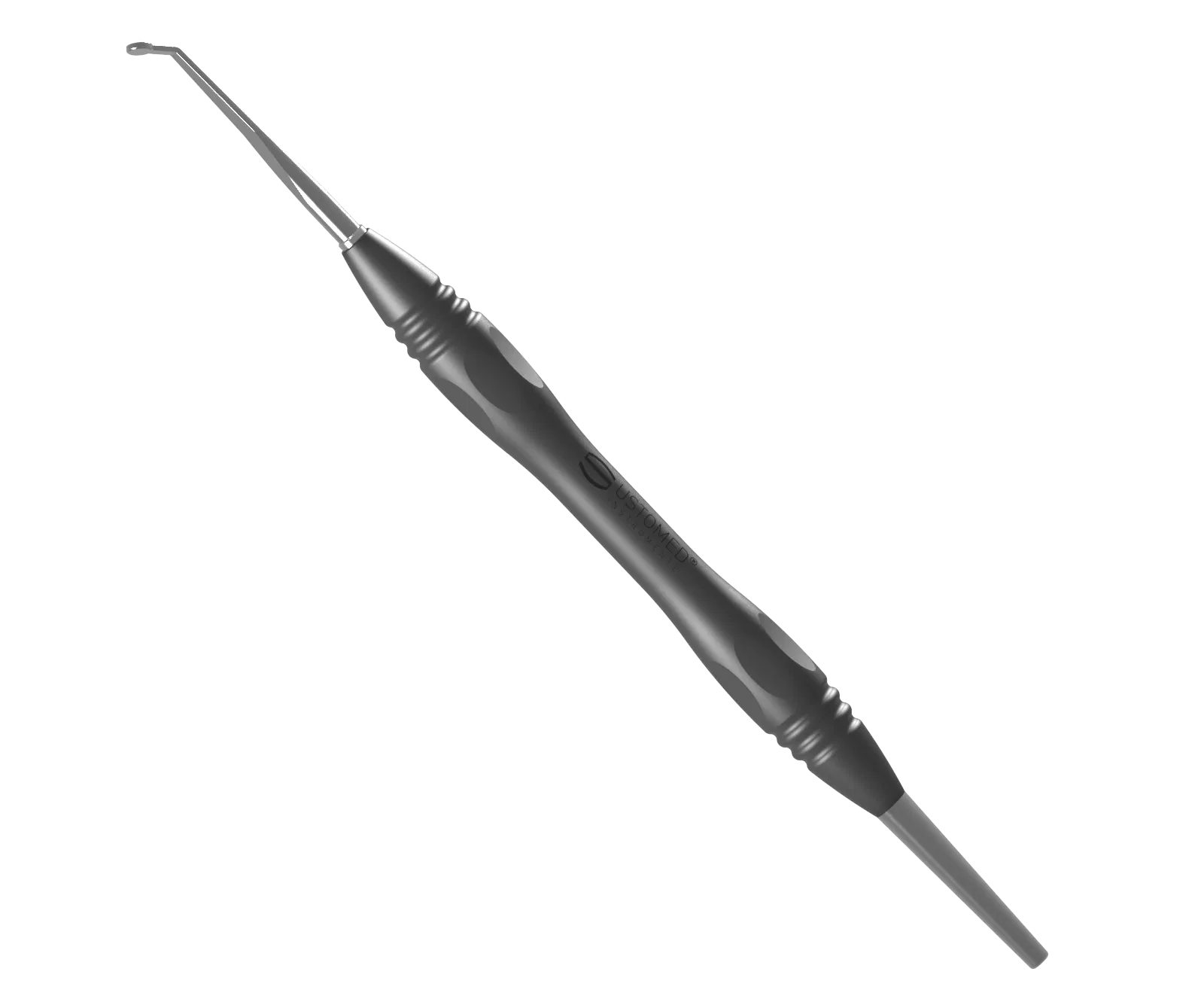 Mikro rodresektionsspejl, plan, rhodium, PEEK håndtag 3 mm