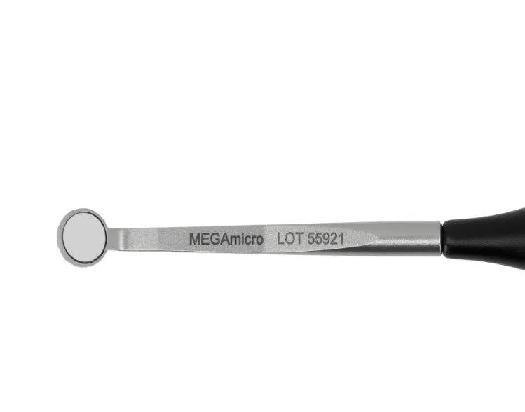 Rodresektionsspejl, plan, rhodium, 5 mm