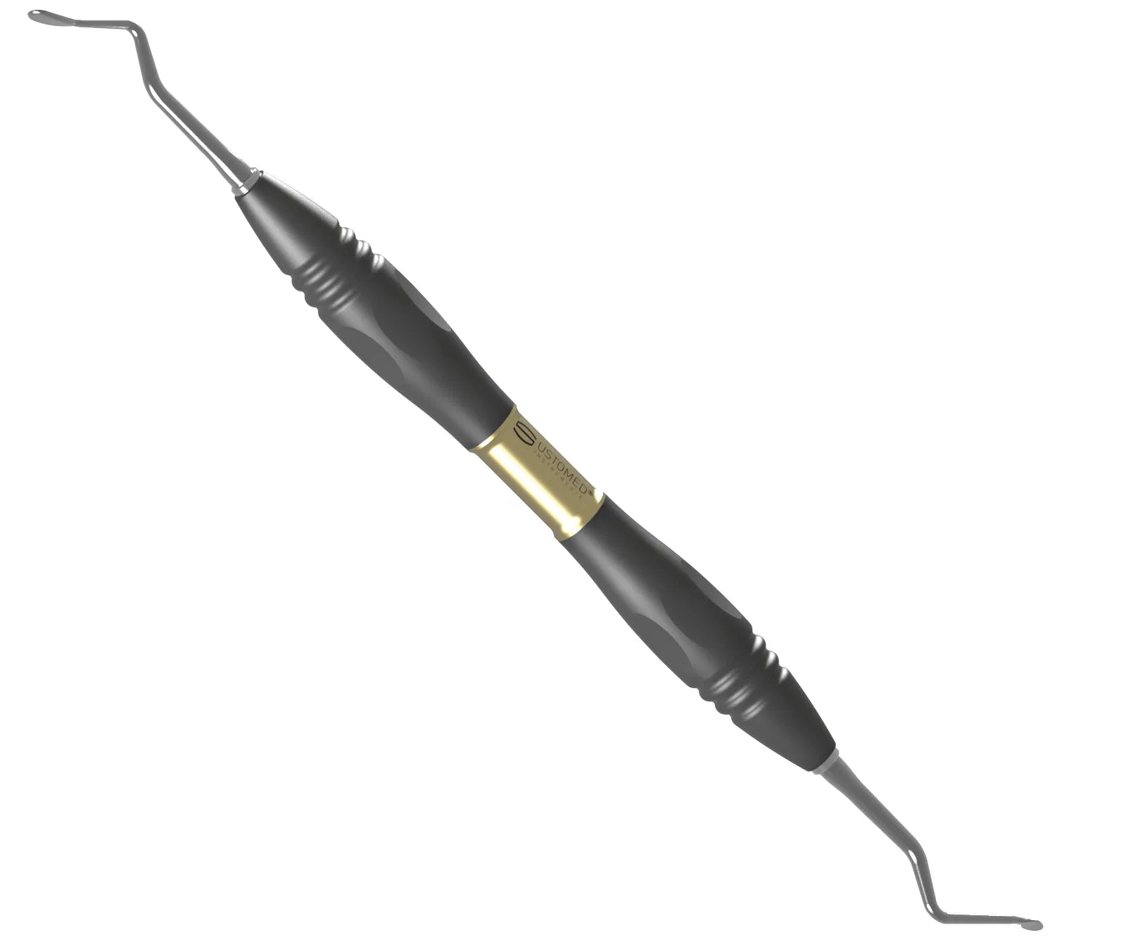 Tunneling knife, 19 cm, curved, PEEK handle