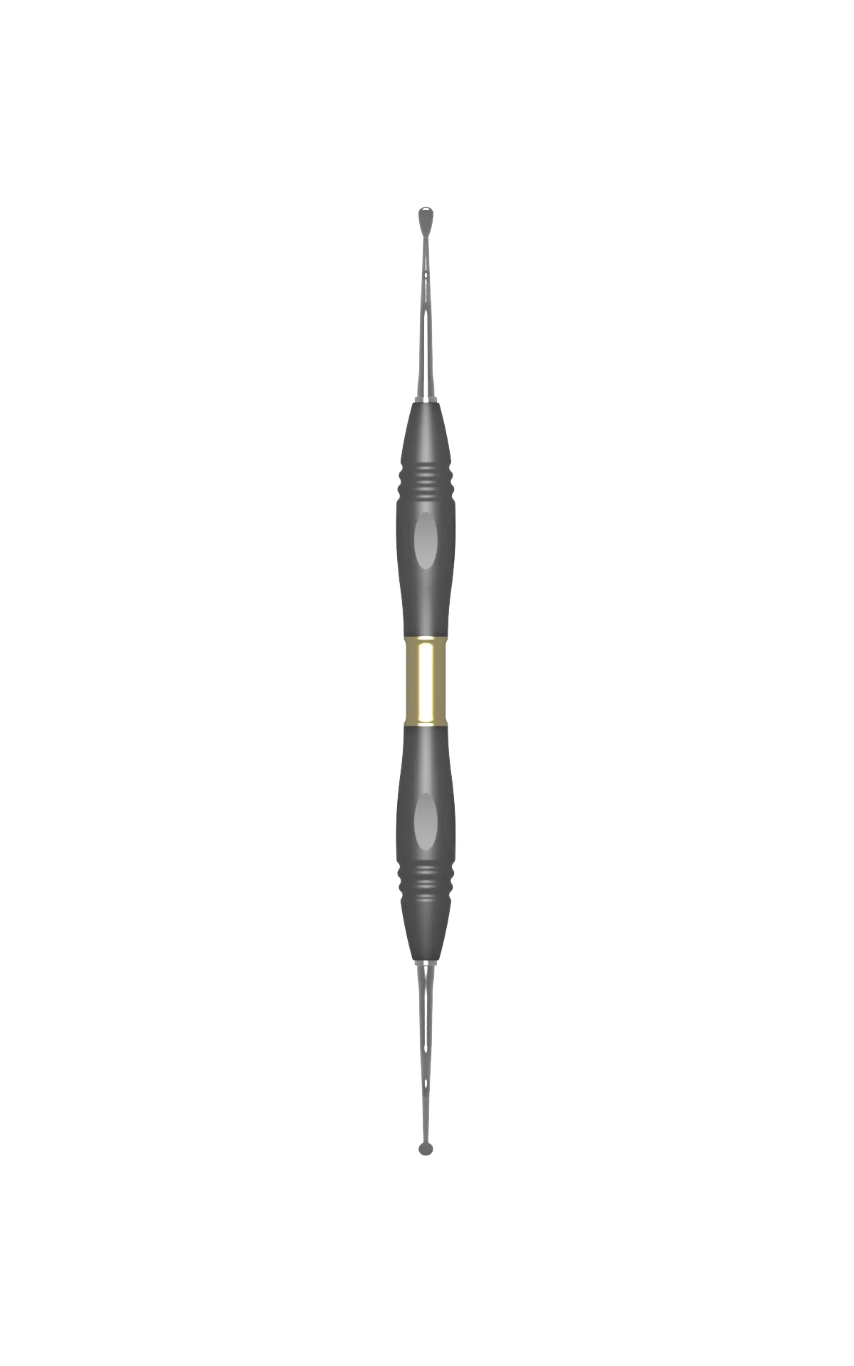 Tunneling knife, 19 cm, curved, PEEK handle