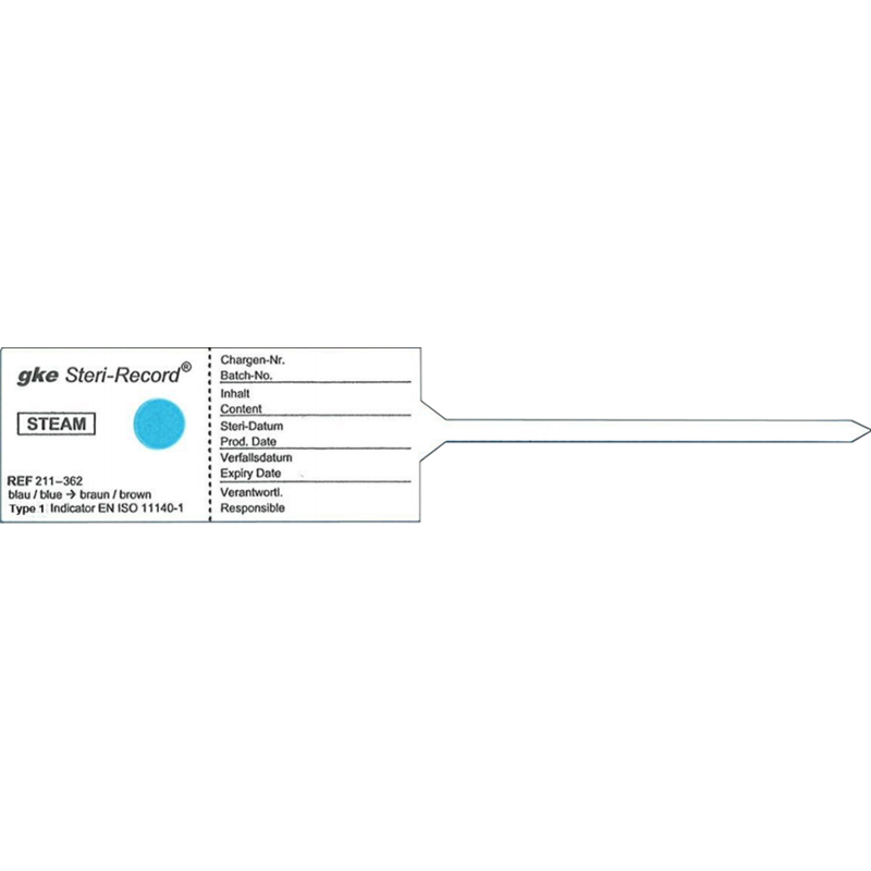 Sterilisations label GKE