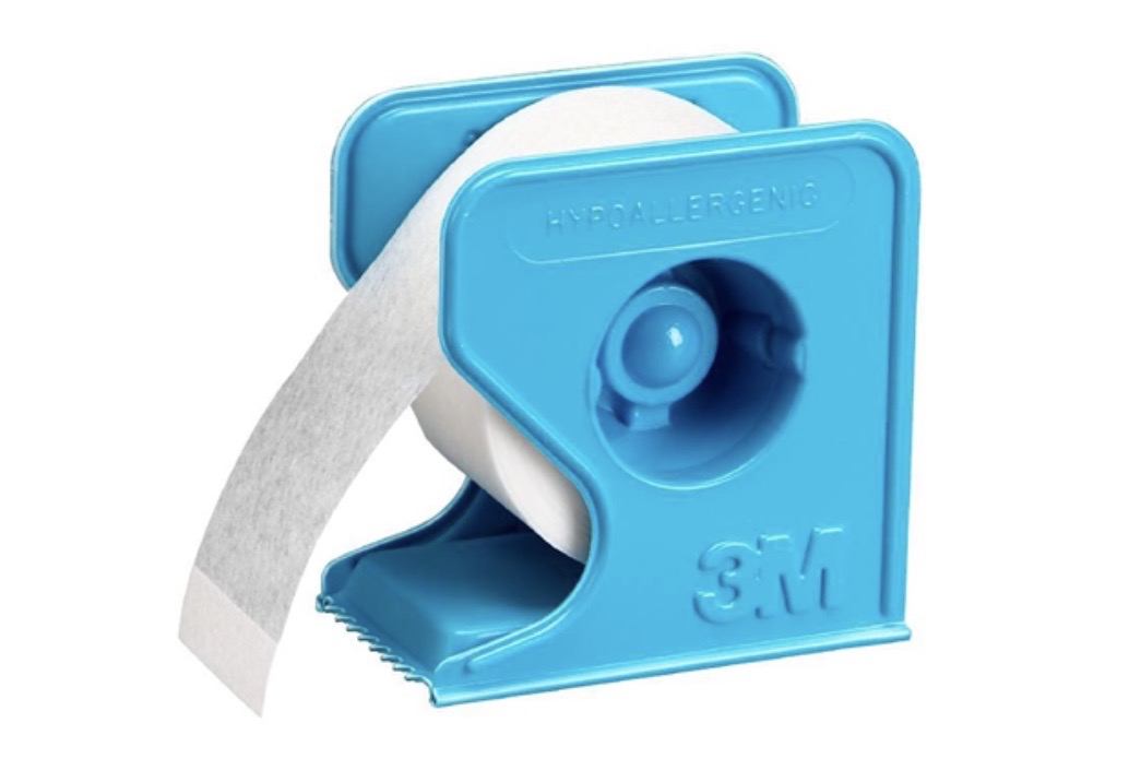 Micropore, fikseringstape, hvid, med dispenser, 2,5 cm x 9,1 m, 1 pcs, 4018250
