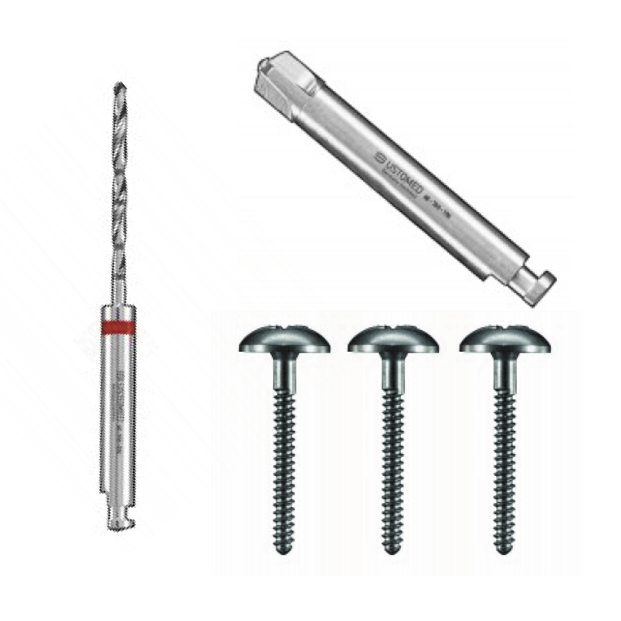 Umbrella Technique Set LIGHT inkl. 3 skruer