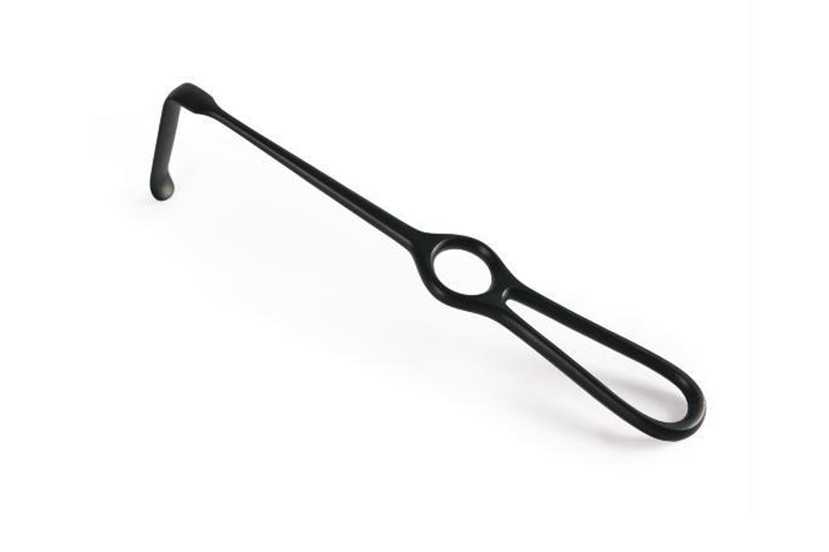 Obwegeser Retractor, sort, 55x12 mm, 22 cm, OSDOB04-B
