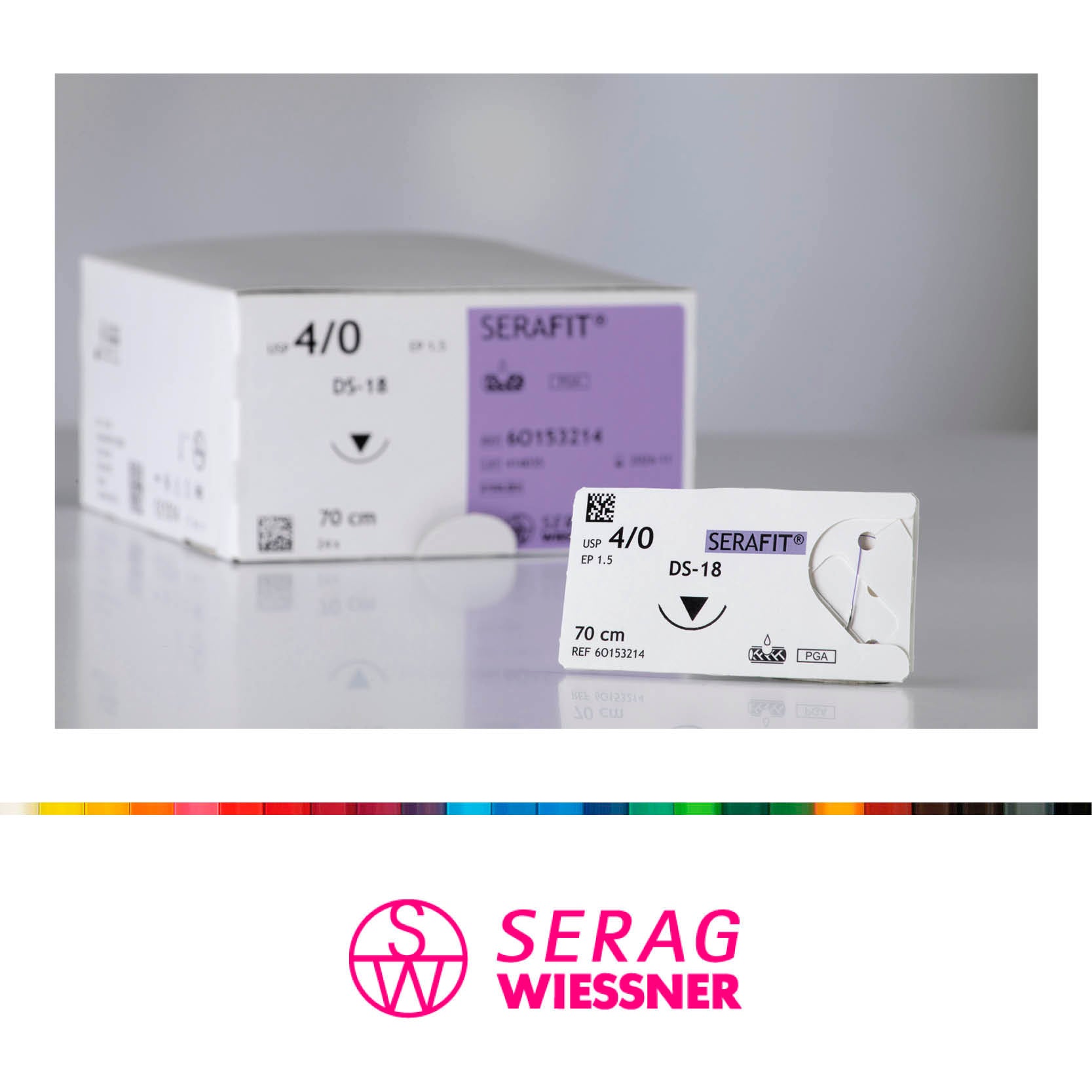 Serafit 7/0 DSL-6 30 cm (nål i hver ende)