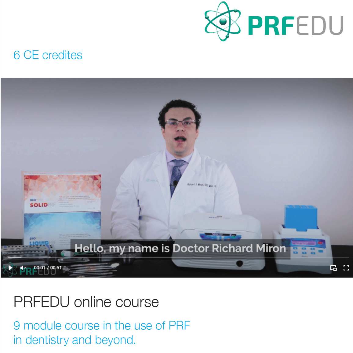 PRF-EDU Advanced PRF Education, Online