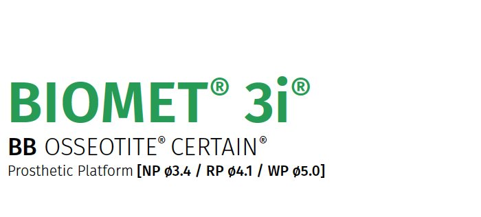 Biomet® 3i Osseotite Certain