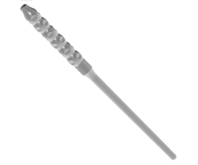 micro scalpel handle, 140 mm, anatomical shape