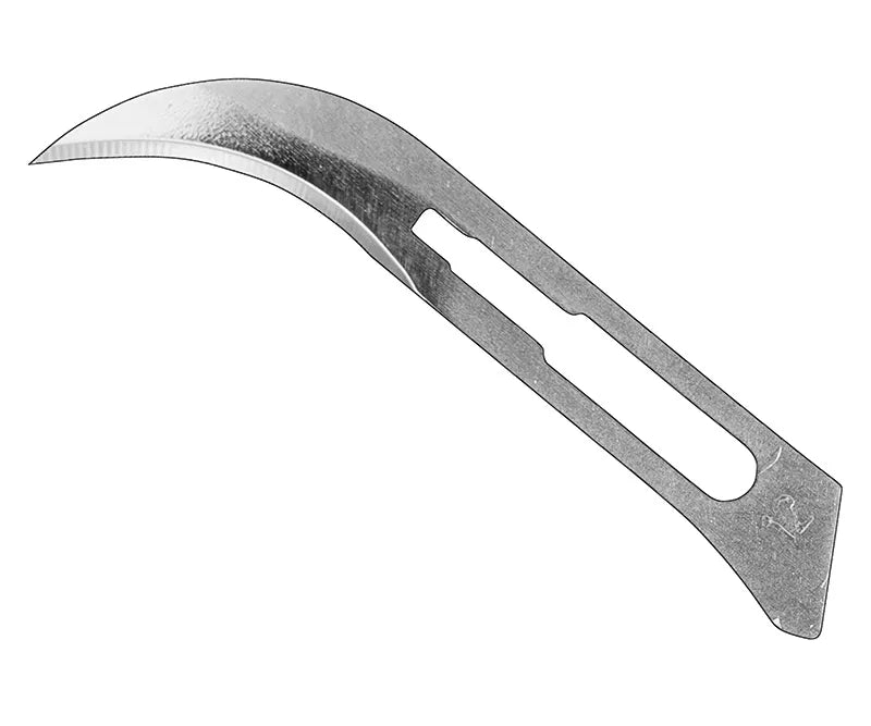 Scalpel blades, size 12, steril, 100 stk