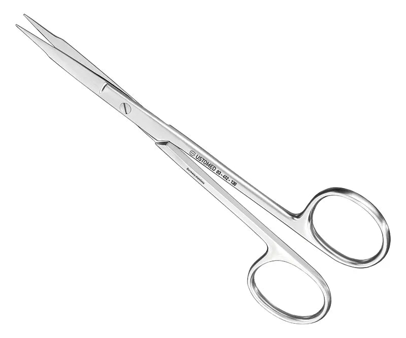 FOX sutur-/gingivalsaks, 13 cm, lige, serrated