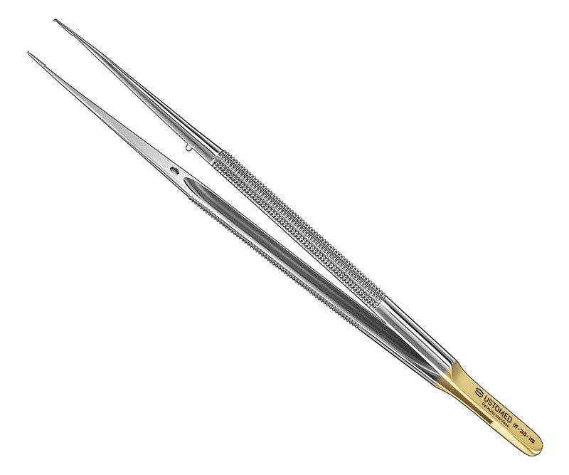 Mikro vævspincet, 18 cm, lige, 1,2 mm