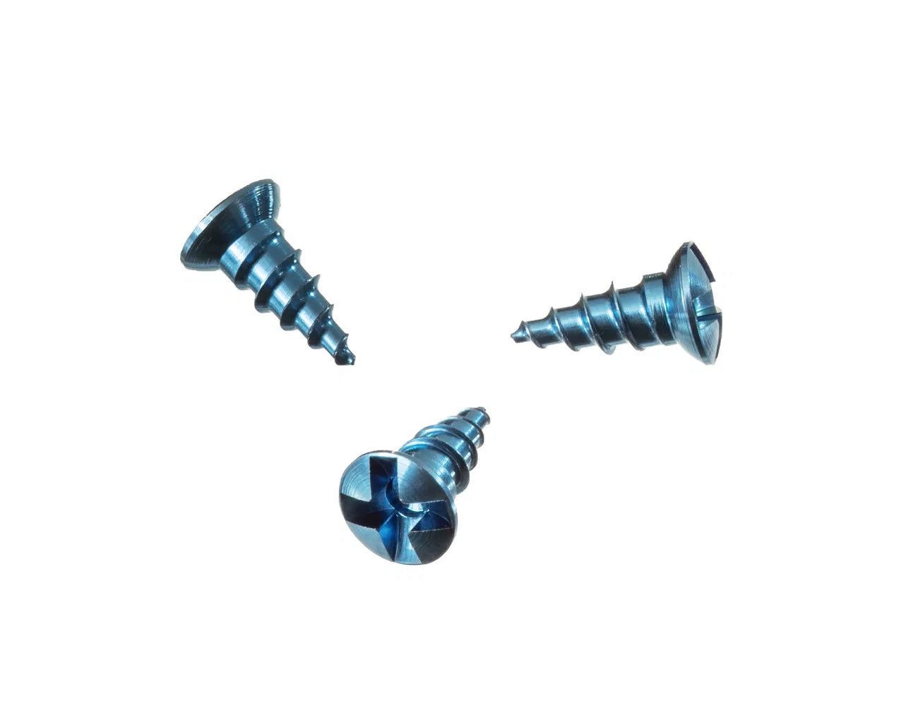 Membranskrue i titanium Ø1,5 × 4 mm, selvskærende, 10 stk