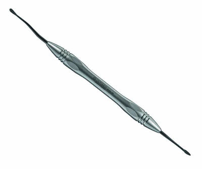 Mod. B., micro papilla raspatory, PEEK handle, 17 cm