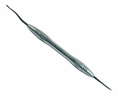 Mod. B., micro papilla raspatory, PEEK handle, 17 cm