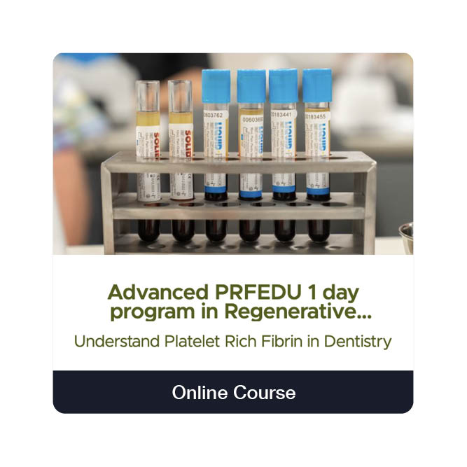 Dental Online PRF kursus med Richard Miron