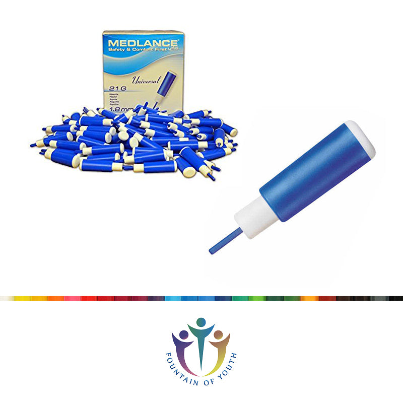 Medlance engangsfingerprikker til D-vitamin tests, 1,8mm, steril, 21G, 200 pcs, 7044