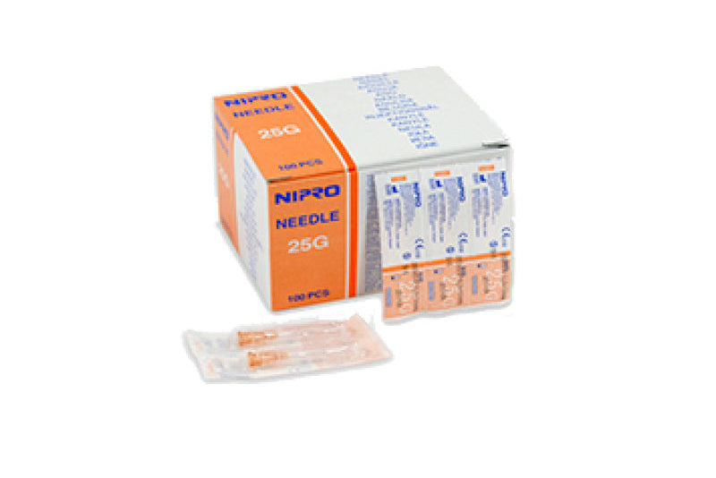 PRF injektionskanyle, 25G, 0,5 x 25 mm, 100 stk