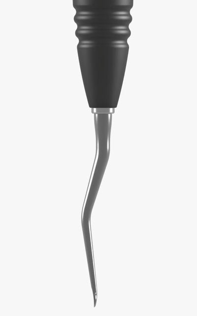 Tunneling knife, 19 cm, curved, PEEK handle