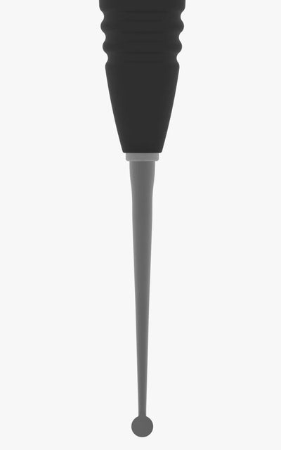 Tunneling knife, 19 cm, curved, PEEK handle