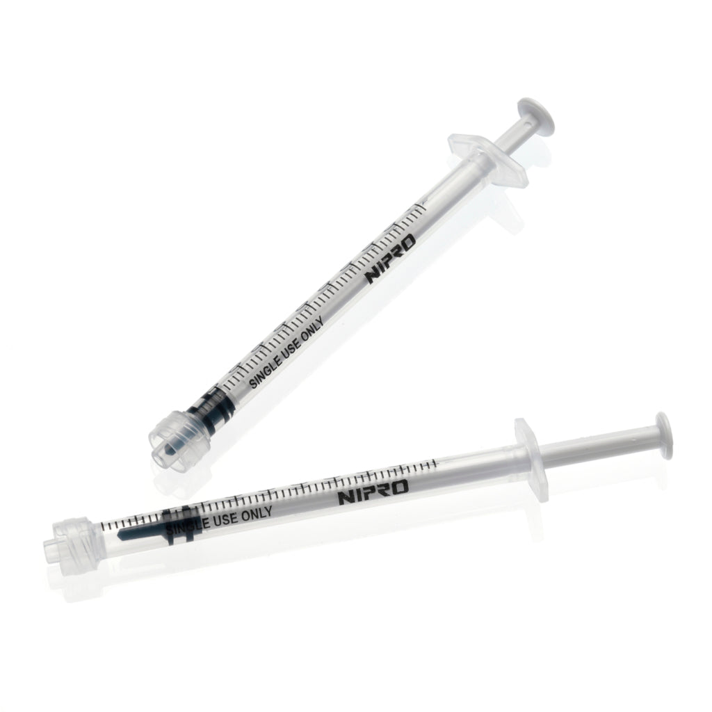 PRF sprøjte med Luer Lock, 1 ml, 100 pcs, SY3-1LC-EC