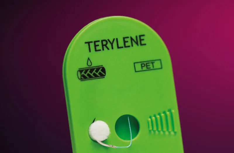 Terylene, green 4/0, GR-20, 50 cm, multifilament, non-resorberbar, OO151729