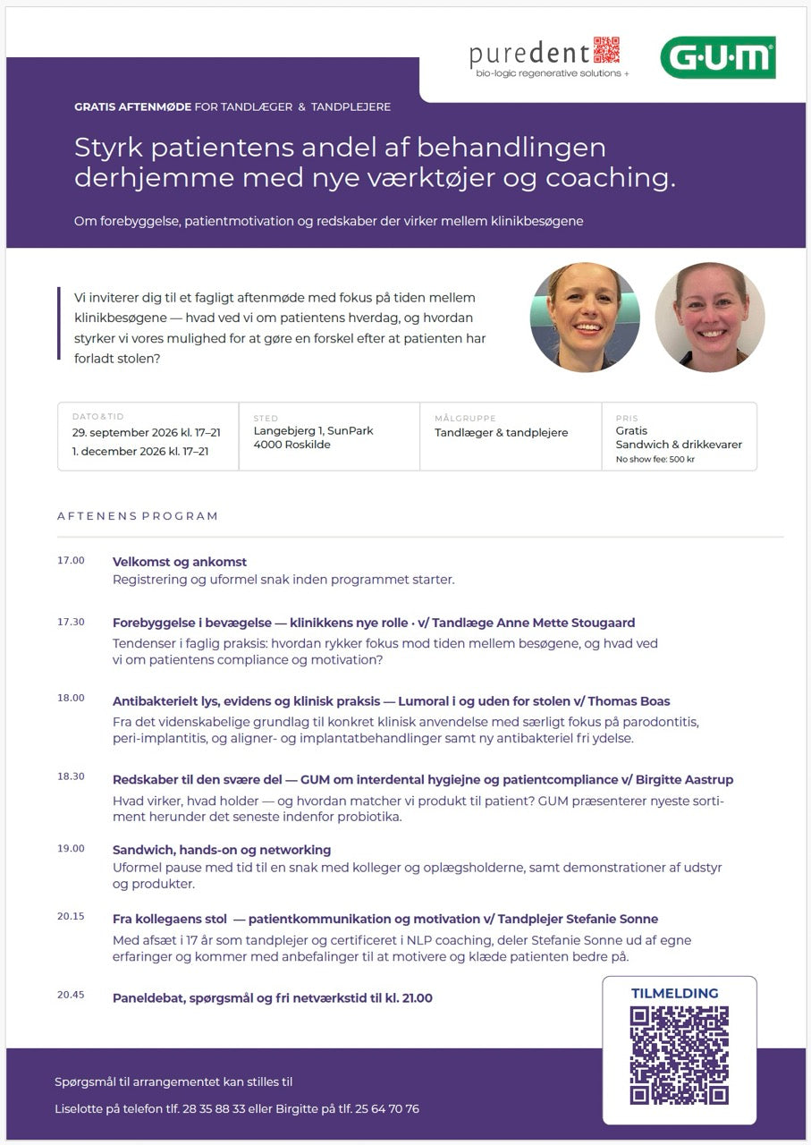 Aftenarrangement for tandlæger og tandplejere