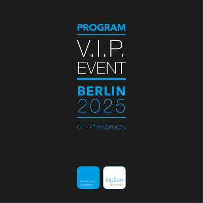 Programforside for botiss V.I.P. Event Berlin, 6.-7. februar 2025