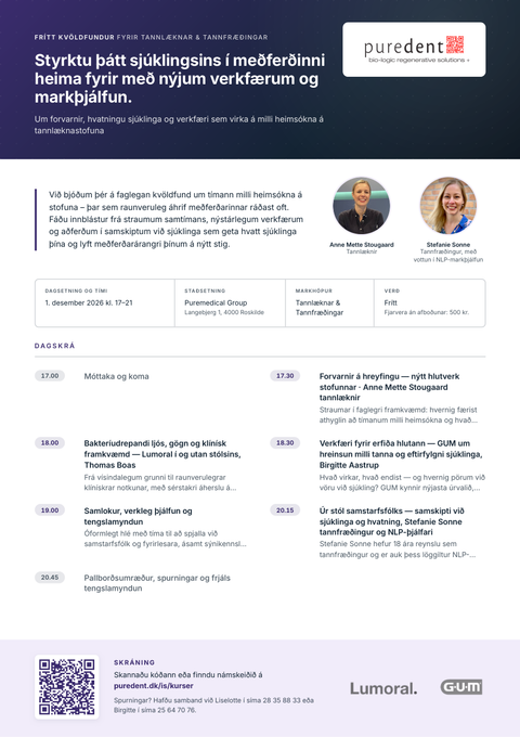 Forskoðun: Dagskrá námskeiðs (PDF)