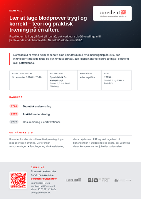 Forskoðun: Dagskrá námskeiðs (PDF)