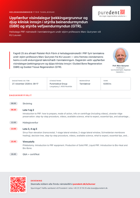 Forskoðun: Dagskrá námskeiðs (PDF)
